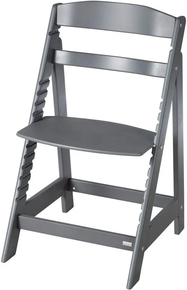 Hochstuhl Sit Up Flex, aus Holz von roba in Grau – Produktfoto 4 von 5