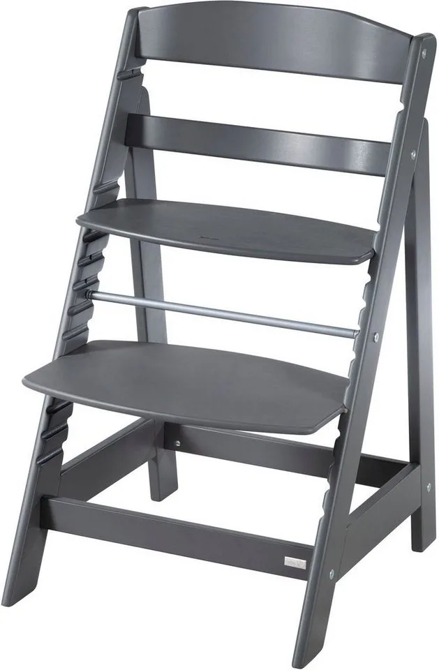 Hochstuhl Sit Up Flex, aus Holz von roba in Grau – Produktfoto 3 von 5