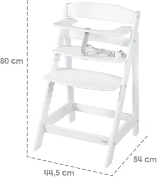 Hochstuhl Sit Up Flex, aus Holz by roba in White – product photo 5 of 5