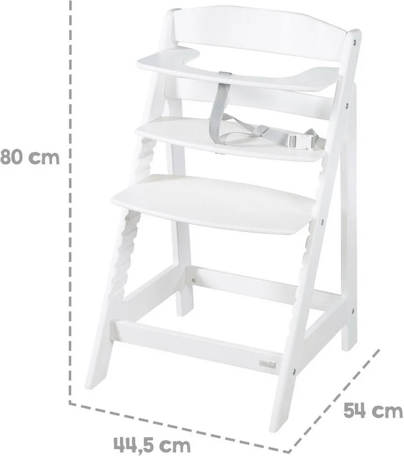 Hochstuhl Sit Up Flex, aus Holz by roba in White – product photo 5 of 5