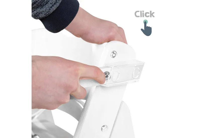 Hochstuhl Sit Up FUN, inkl abnehmbarem Essbrett & Bügel von roba in Weiß – Produktfoto 3 von 5