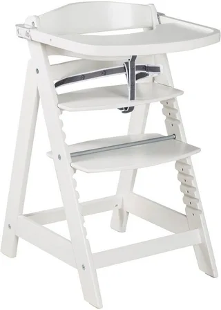 Hochstuhl Treppenhochstuhl Sit Up Click & Fun, aus Holz by roba in White – product photo 1 of 5