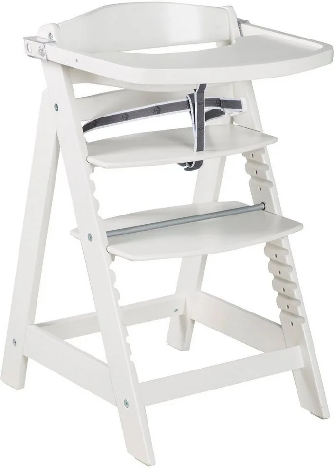 Hochstuhl Treppenhochstuhl Sit Up Click & Fun, aus Holz by roba in Weiß – product photo
