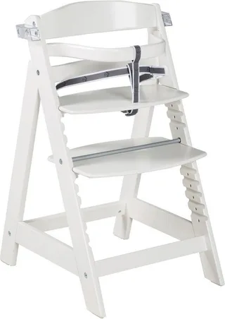 Hochstuhl Treppenhochstuhl Sit Up Click & Fun, aus Holz by roba in White – product photo 2 of 5