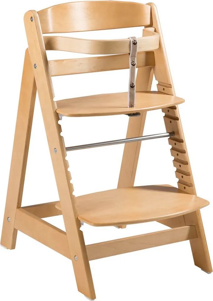 Hochstuhl Treppenhochstuhl Sit Up Click, natur, aus Holz by roba in Beige – product photo 2 of 5