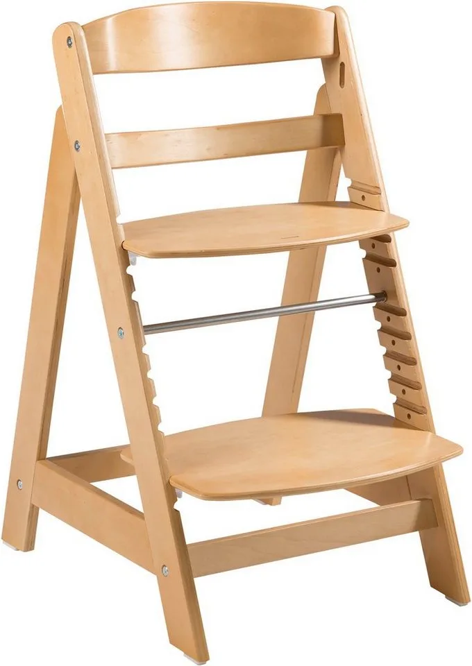Hochstuhl Treppenhochstuhl Sit Up Click, natur, aus Holz by roba in Beige – product photo 3 of 5