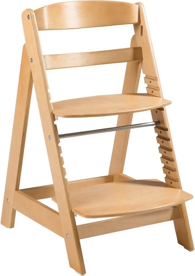 Hochstuhl Treppenhochstuhl Sit Up Click, natur, aus Holz by roba in Beige – product photo 4 of 5