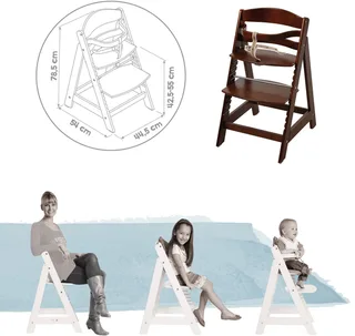 Hochstuhl Treppenhochstuhl Sit up III, aus Holz von roba in Braun – Produktfoto 2 von 5