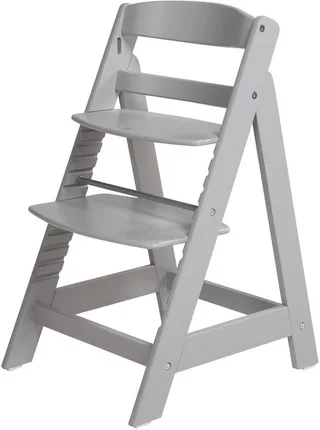 Hochstuhl Treppenhochstuhl Sit up III, taupe, aus Holz by roba in Grey – product photo 1 of 5