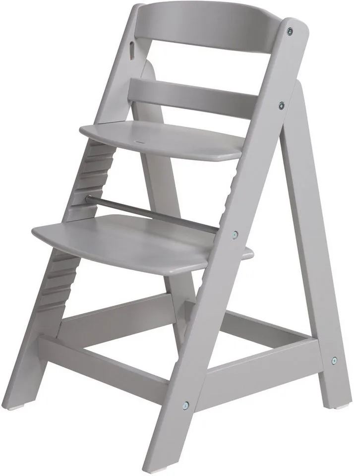 Hochstuhl Treppenhochstuhl Sit up III, taupe, aus Holz by roba in Grau – product photo