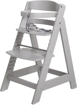 Hochstuhl Treppenhochstuhl Sit up III, taupe, aus Holz by roba in Grey – product photo 2 of 5