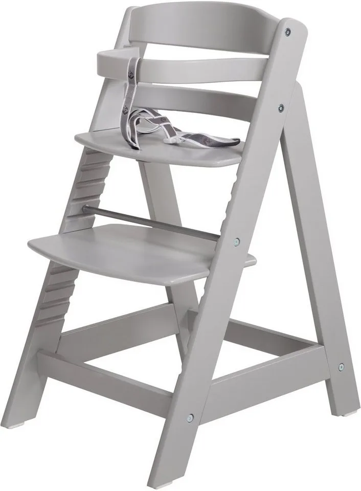 Hochstuhl Treppenhochstuhl Sit up III, taupe, aus Holz by roba in Grey – product photo 2 of 5