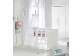 Kinderbett Maren (3 Schlupfsprossen), höhenverstellbar von roba in Weiß – Produktfoto 3 von 3