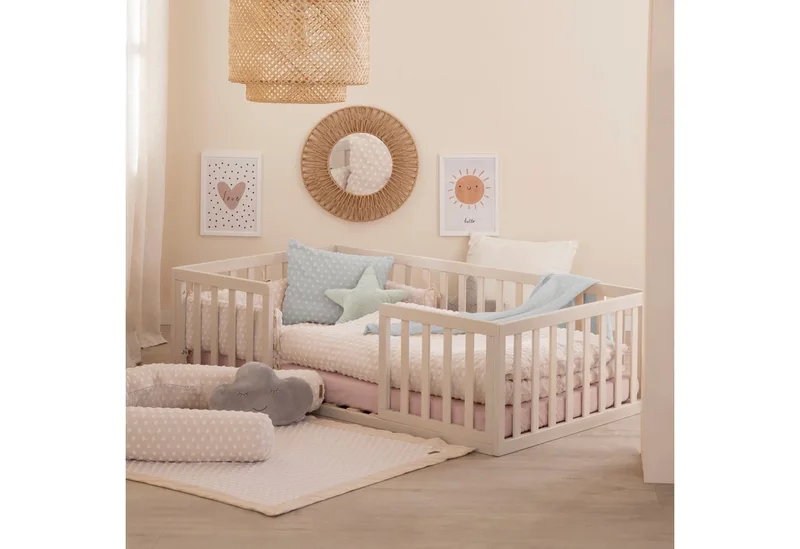 Kinderbettwäsche Lil Planet - BIO BAUMWOLLE - versch. Farben - weicher Stoff, aus Jersey, 2 teilig, 100 x135 cm, Bettwäsche Kinderbett & Babybett - Jungen & Mädchen van roba in Beige – productfoto 3 van 5