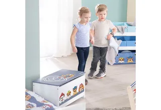 Kinderregal PAW Patrol, inklusive 5 Stoffboxen in 2 Größen de roba en Blanc – photo produit 5 sur 5