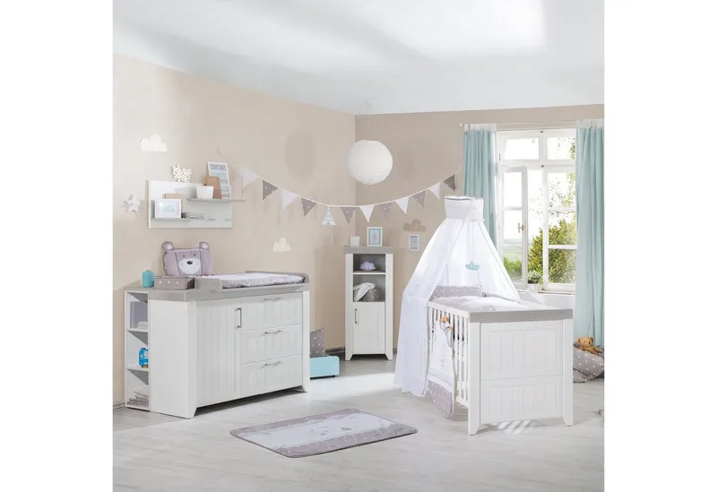 Kinderregal Universal, Seitenregal passend unter roba Wickelkommoden fra roba i Hvid – produktbillede 2 af 5