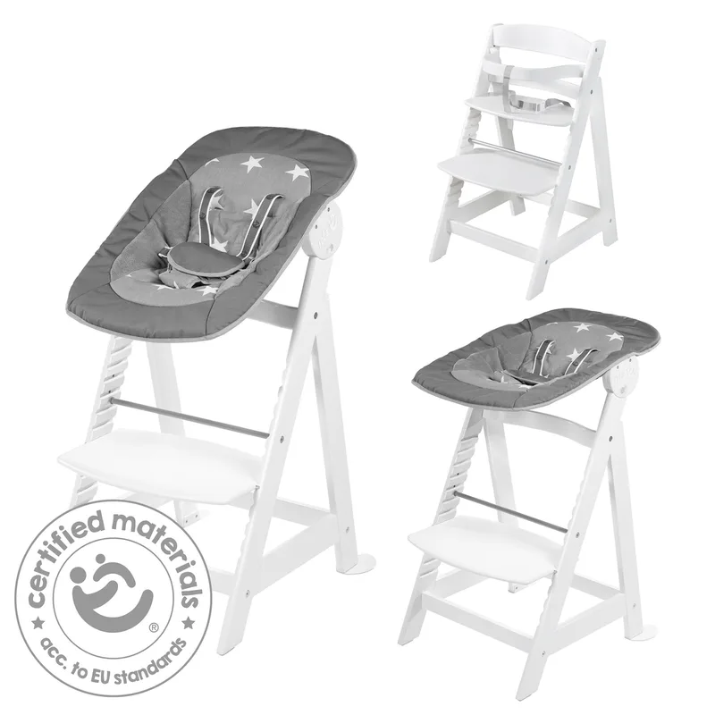 Kinderstoel Born Up Little Stars 94 Cm Hout/polyester by roba in White – product photo 3 of 3