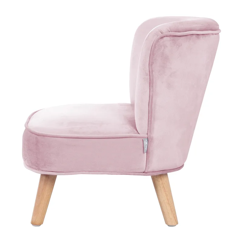 Kinderstoel Lil Sofa Junior 50 Cm Fluweel by roba in Pink – product photo 2 of 3