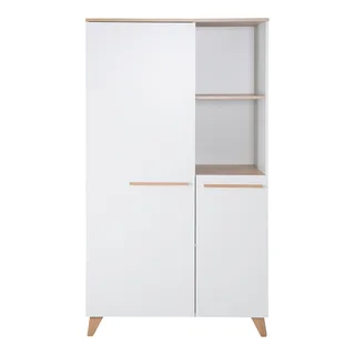 Kleiderschrank Leon 2-türig från roba i Vit, 100 × 180 mm – produktbild 1 av 3