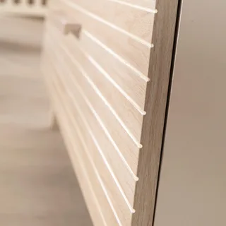 Kleiderschrank Sidney 3-türig från roba i Beige, 118 × 190 mm – produktbild 3 av 3