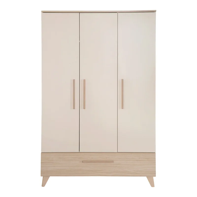 Kleiderschrank Sidney 3-türig från roba i Beige, 118 × 190 mm – produktbild 1 av 3