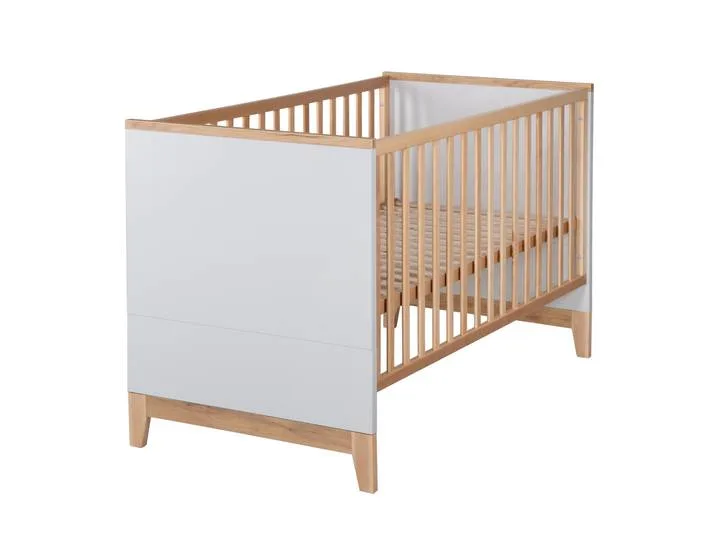 Kombi-Kinderbett 'Caro', 70 x 140 cm, höhenverstellbar, mitwachsend, 3 Schlupfsprossen, umbaubar by roba – product photo