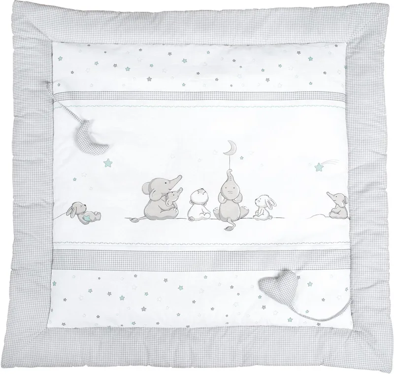 Krabbeldecke Sternenzauber, roba® van roba in Grijs – productfoto 1 van 3