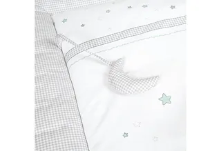 Krabbeldecke Sternenzauber, roba® van roba in Grijs – productfoto 3 van 3