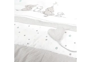 Krabbeldecke Sternenzauber, roba® van roba in Grijs – productfoto 2 van 3