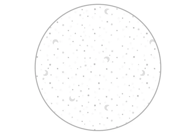 Laufgitter Laufstall, inkl. Schutzeinlage Sternzauber grau by roba in White – product photo 4 of 5