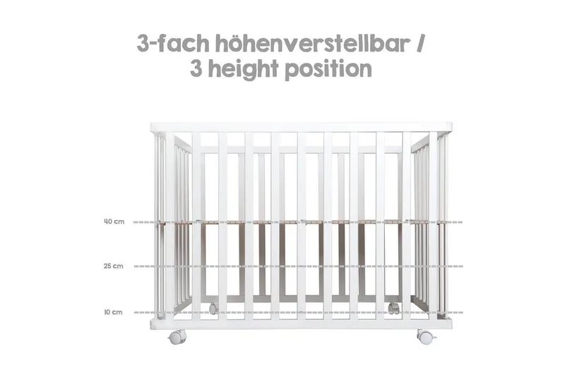 Laufgitter Laufstall, inkl. Schutzeinlage Sternzauber grau by roba in White – product photo 5 of 5