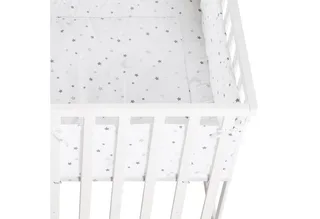 Laufgitter Laufstall, inkl. Schutzeinlage Sternzauber grau by roba in White – product photo 2 of 5