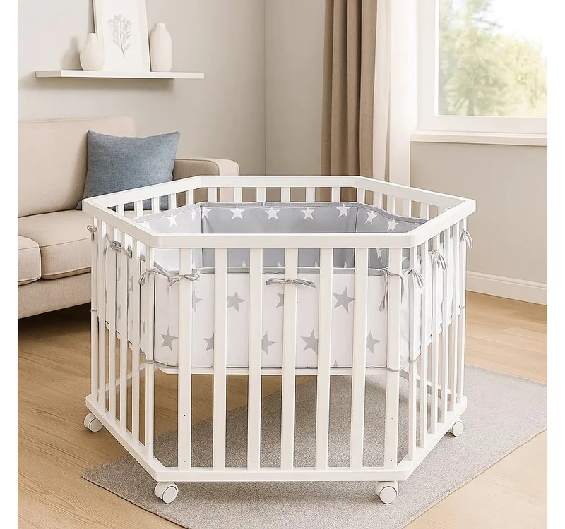 Laufgitter Little Stars 6-eckig by roba in 121 × 72 mm – product photo 2 of 5