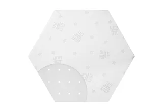Laufgitter-Matratze safe asleep®, roba®, 4 cm hoch, für 6-eckige Laufgitter by roba in White – product photo 2 of 5