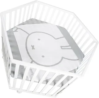 Laufgitter miffy®, 6-eckig, mit Stoffeinlage by roba in White – product photo 5 of 5
