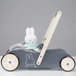 Lauflernwagen Miffy, mit Bremse, als Puppenwagen nutzbar fra roba i Grå – produktbillede 2 af 3