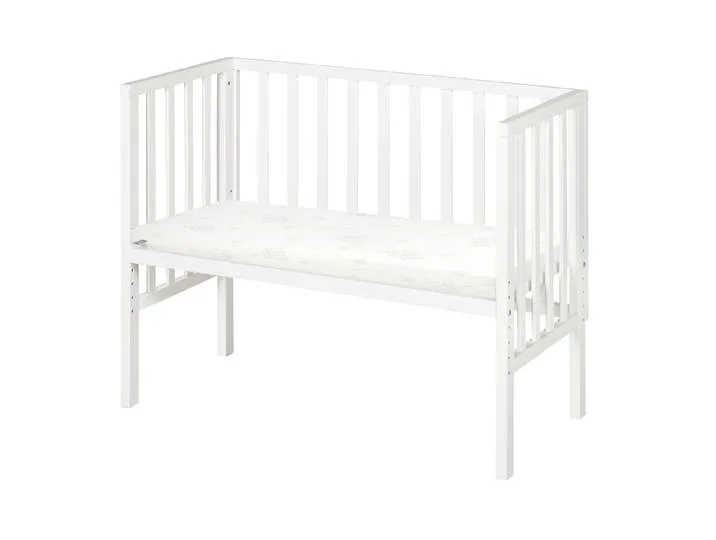 roba 2-in-1-Beistellbett »safe asleep®« - 47x99,5x47cm - weiß fra roba – produktbillede