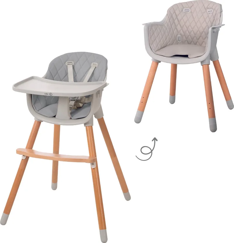 Roba - 2-in-1 Kinderstoel fra roba i Bruin – produktbillede