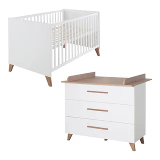 Roba 2-tlg. Babyzimmer Ole fra roba i Hvid – produktbillede 1 af 3