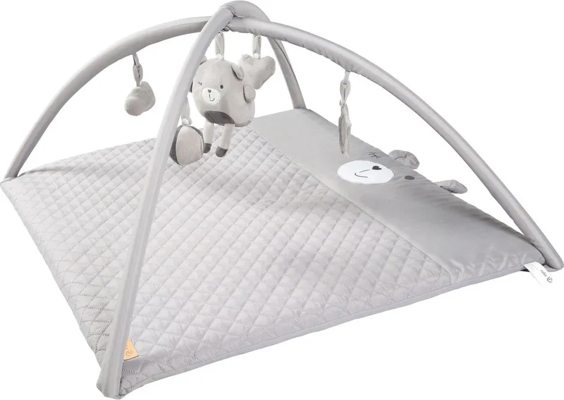 Sammy speelkleed met babygym 85 X 75 cm från roba i Grå – produktbild