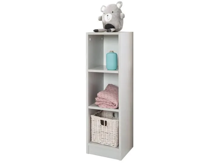 Seitenregal 'Maren 2', passend unter Wickelkommode 'Maren 2', für Kinderzimmer, Lichtgrau, Weiß de roba – photo produit