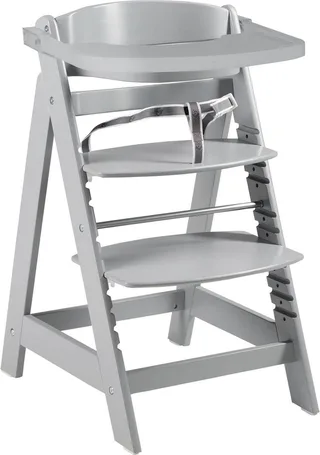 'Sit Up Click & Fun' Houten Kinderstoel - Meegroeistoel voor Baby's en Kinderen by roba in Taupe – product photo 1 of 5