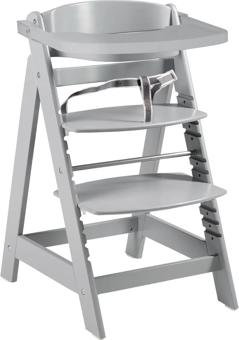 'Sit Up Click & Fun' Houten Kinderstoel - Meegroeistoel voor Baby's en Kinderen by roba in Taupe – product photo