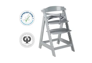 'Sit Up Click & Fun' Houten Kinderstoel - Meegroeistoel voor Baby's en Kinderen by roba in Taupe – product photo 5 of 5