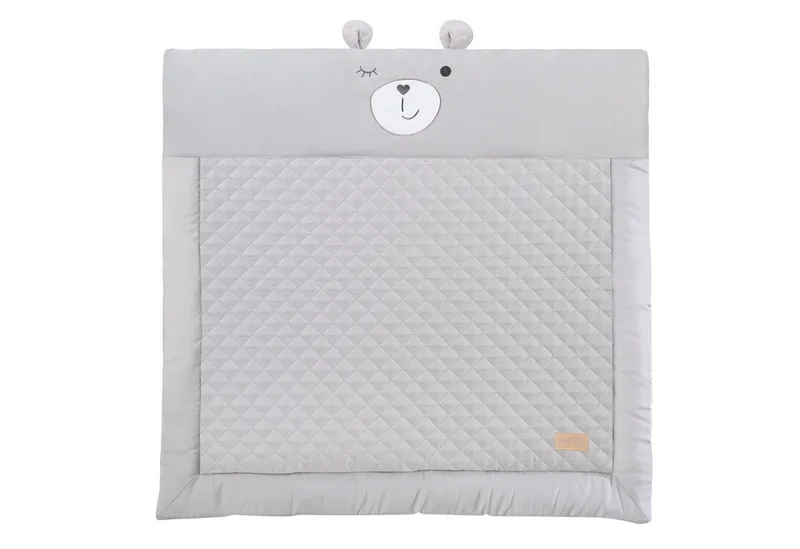 Tapis d'éveil avec arche de jeu avec 5 éléments de jeu, Gris de roba en Gris – photo produit 3 sur 5