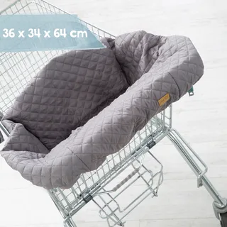 Tragetuch Style, anthrazit, Einkaufswagenschutz inkl. Tragerucksack by roba in Grey – product photo 2 of 3