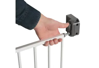 Türschutzgitter Easy Step, Metall Schutzgitter extra hoch, variable Breite 60 - 97 cm fra roba i Hvid – produktbillede 3 af 4