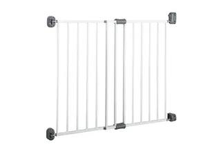 Türschutzgitter Easy Step, Metall Schutzgitter extra hoch, variable Breite 60 - 97 cm fra roba i Hvid – produktbillede 1 af 4