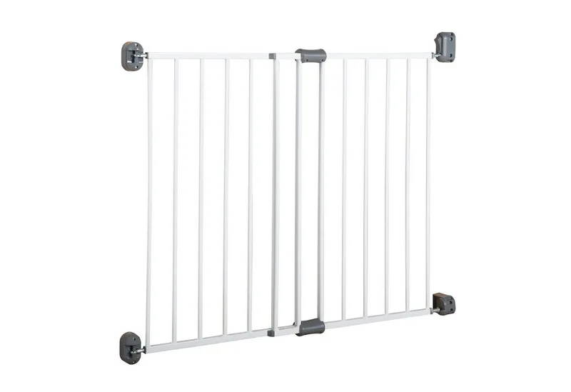 Türschutzgitter Easy Step, Metall Schutzgitter extra hoch, variable Breite 60 - 97 cm fra roba i Hvid – produktbillede 1 af 4