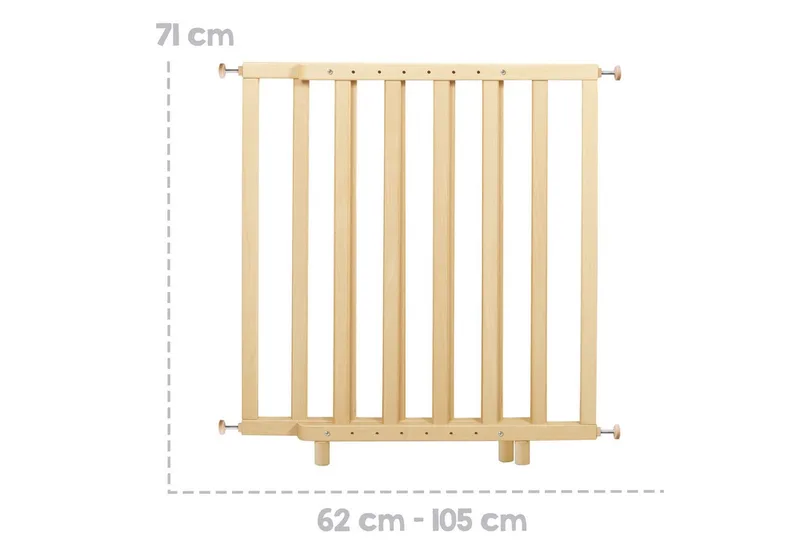 Türschutzgitter zum Klemmen, Treppengitter für Kinder & Haustiere de roba en Beige – photo produit 5 sur 5